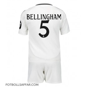 Real Madrid Jude Bellingham #5 Hemmadräkt Barn 2024-25 Kortärmad (+ Korta byxor)